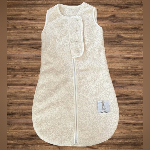 LITTLE GIRAFFE DREAM SACK BABY CHENILLE WEARABLE BLANKET SZ. 3-6 MO - Picture 1 of 7